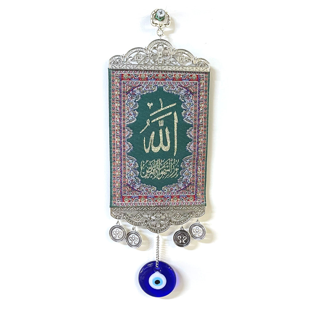Muslim Wall Hanging Tapestry Turkish Blue Evil Eye Amulet Wall Decor Home Ornament Islamic Decorations Evil Eye Protection Lucky Wall Art