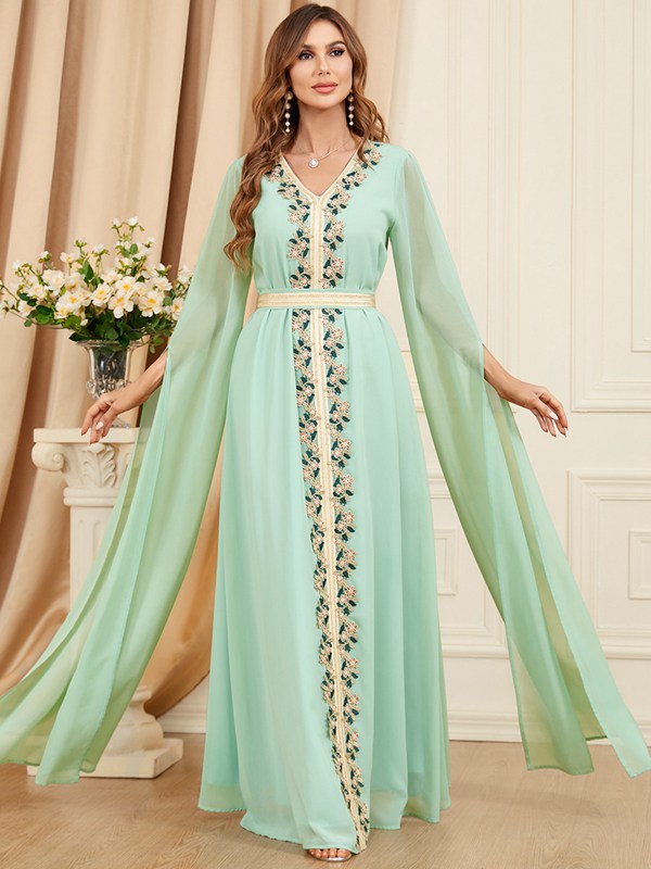 Chiffon caftan 2025