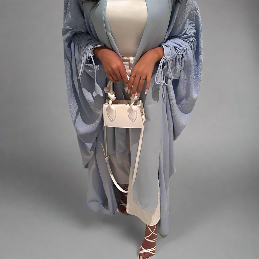 Farasha Batwing Sleeve Cardigan Open Abaya Dress For Muslim Women