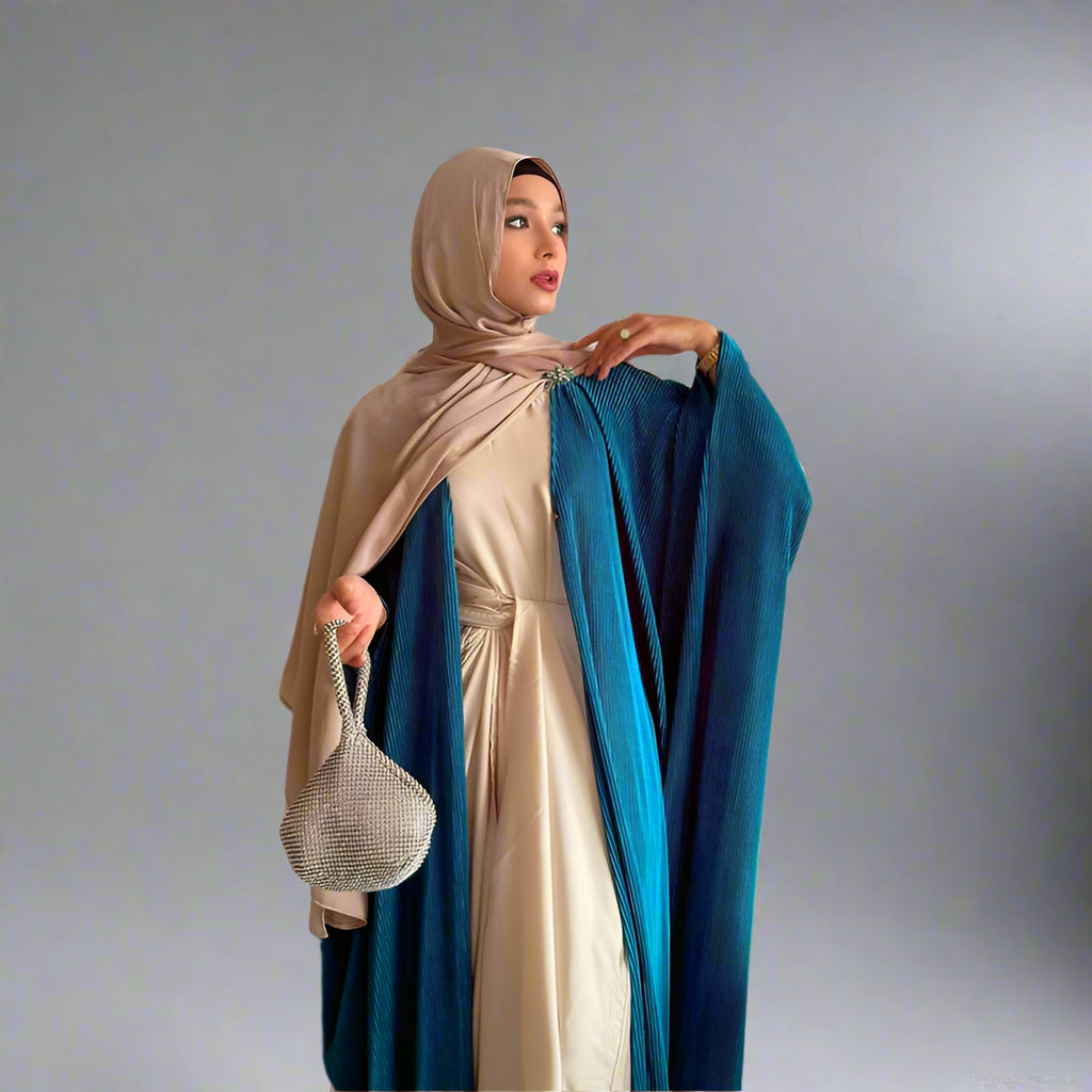 Muslim Women Middle East Cardigan Open Abaya Dress