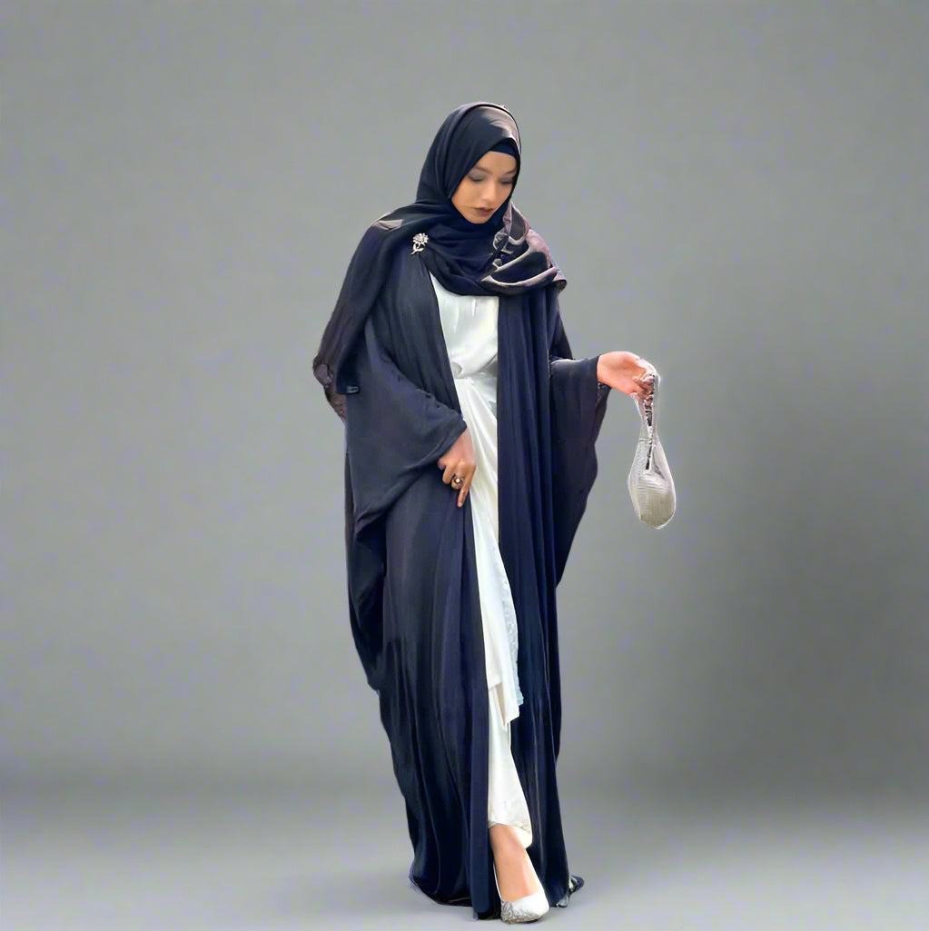 Muslim Women Middle East Cardigan Open Abaya Dress