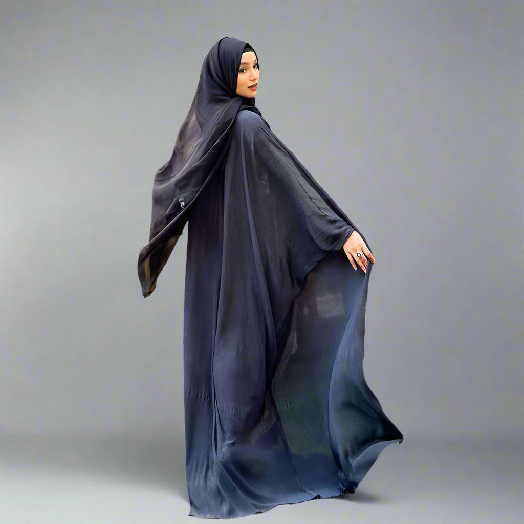 Muslim Women Middle East Cardigan Open Abaya Dress
