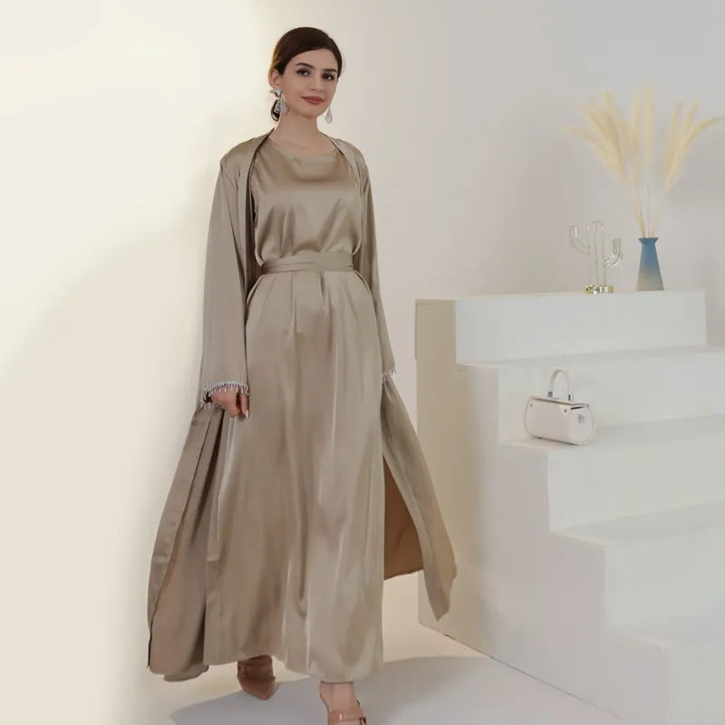 satin inner dress Satin Inner Slip with Lace Trim, Adjustable Tank, Slip Dress, Inner Gown, Cami, Silky Layering Slip, Lightweight Camisole, Inner Lining