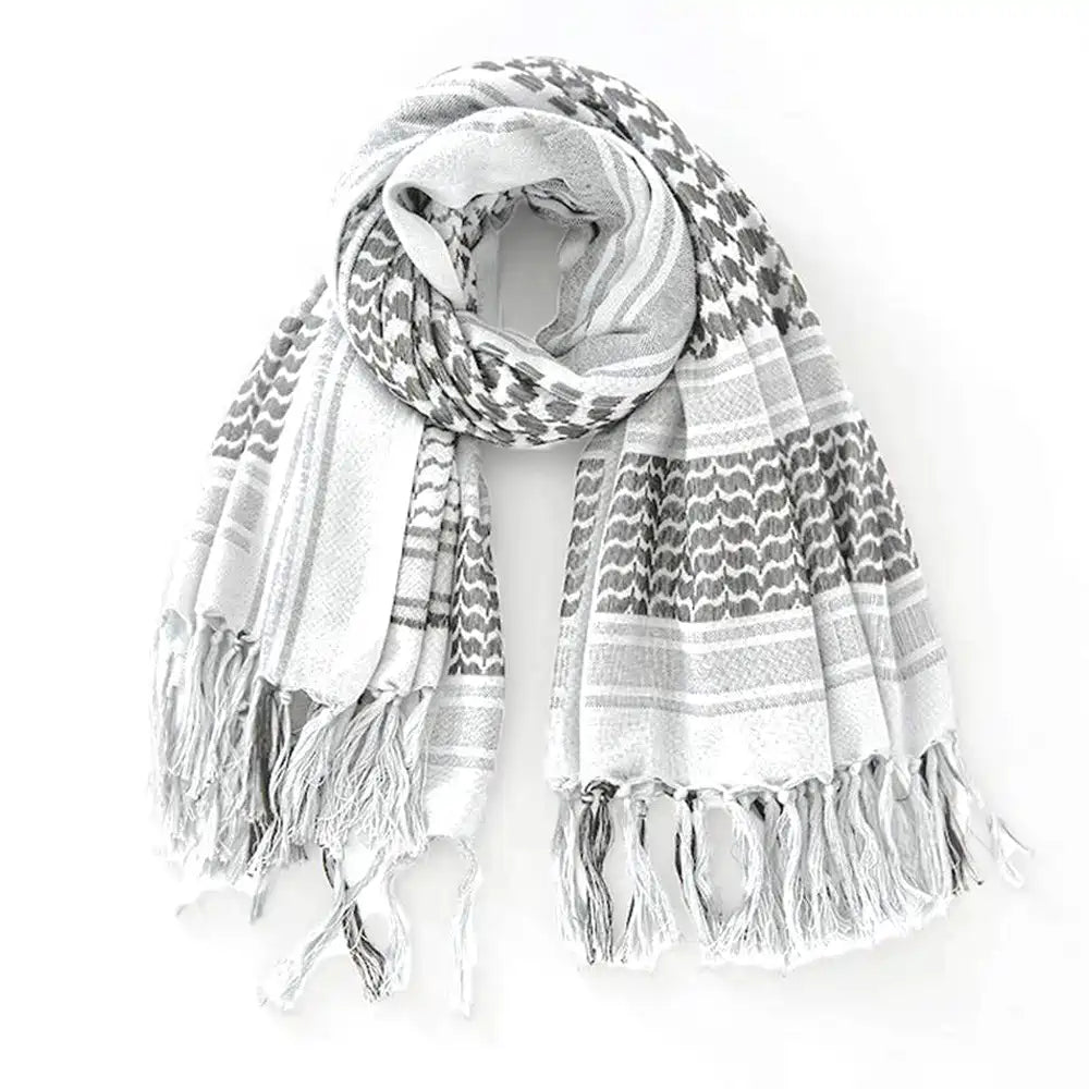 100% Cotton Palestinian Keffiyeh Scarf