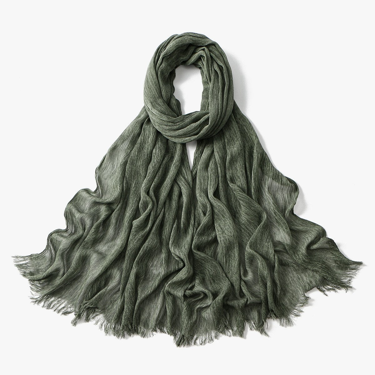 Muslim Women Pleated Hijab Scarf #26VE059