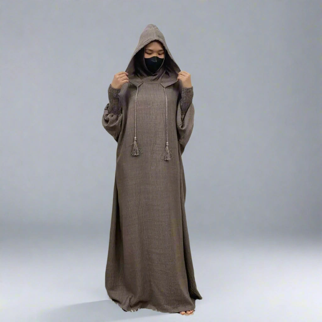 saudi arabia women dress Hooded Jilbab Abaya Prayer Dress Middle East Arab Women Halal Clothing – Urgarment