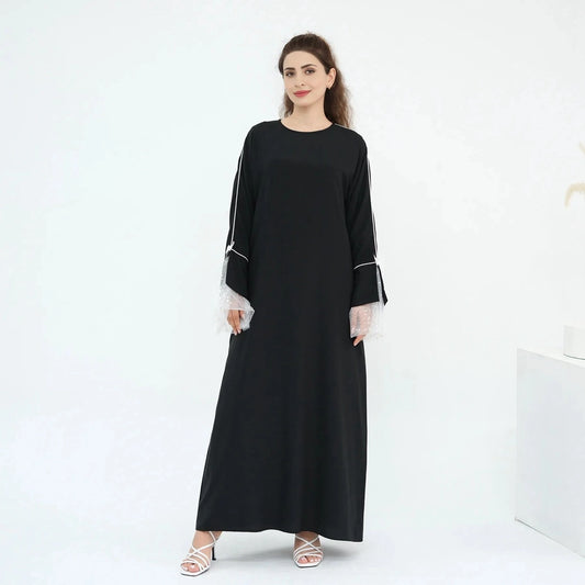 Nida Lace Abaya Dress - #251016