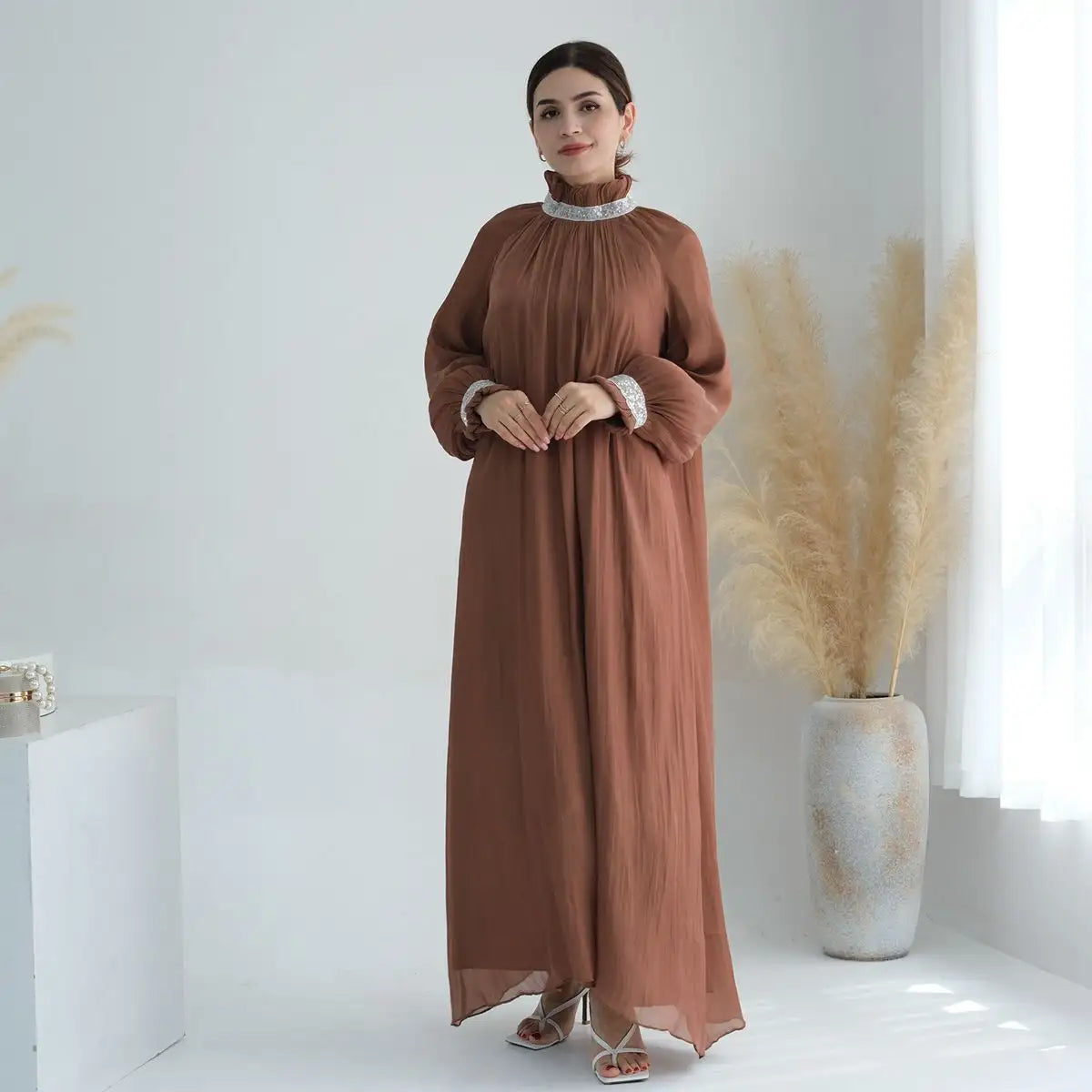 Coffee, Pink, Light Green, Apricot