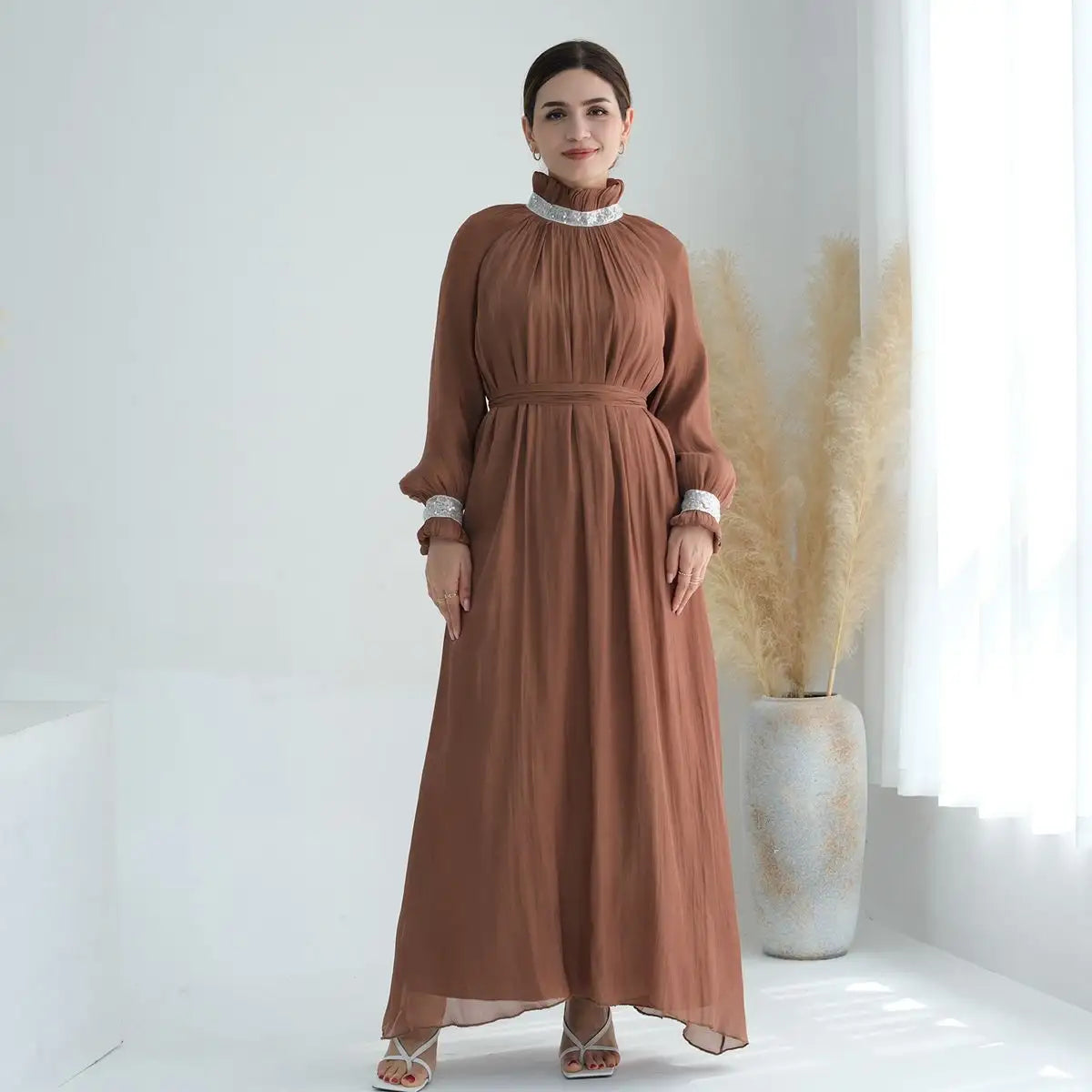 Coffee, Pink, Light Green, Apricot