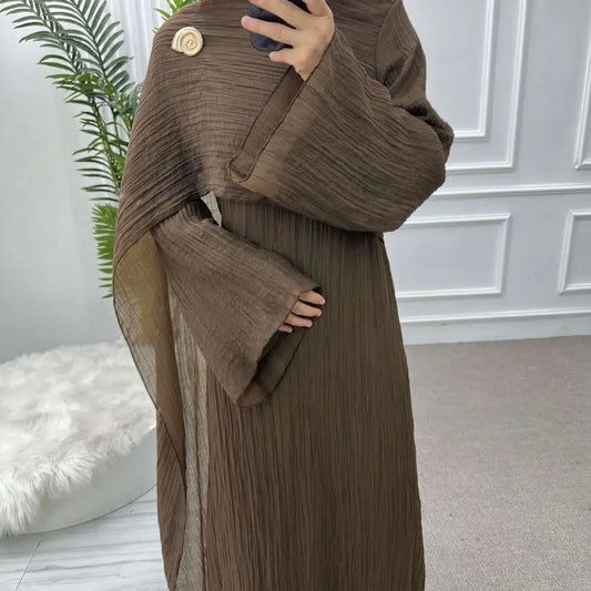 Double Layer Abaya Dress #251089