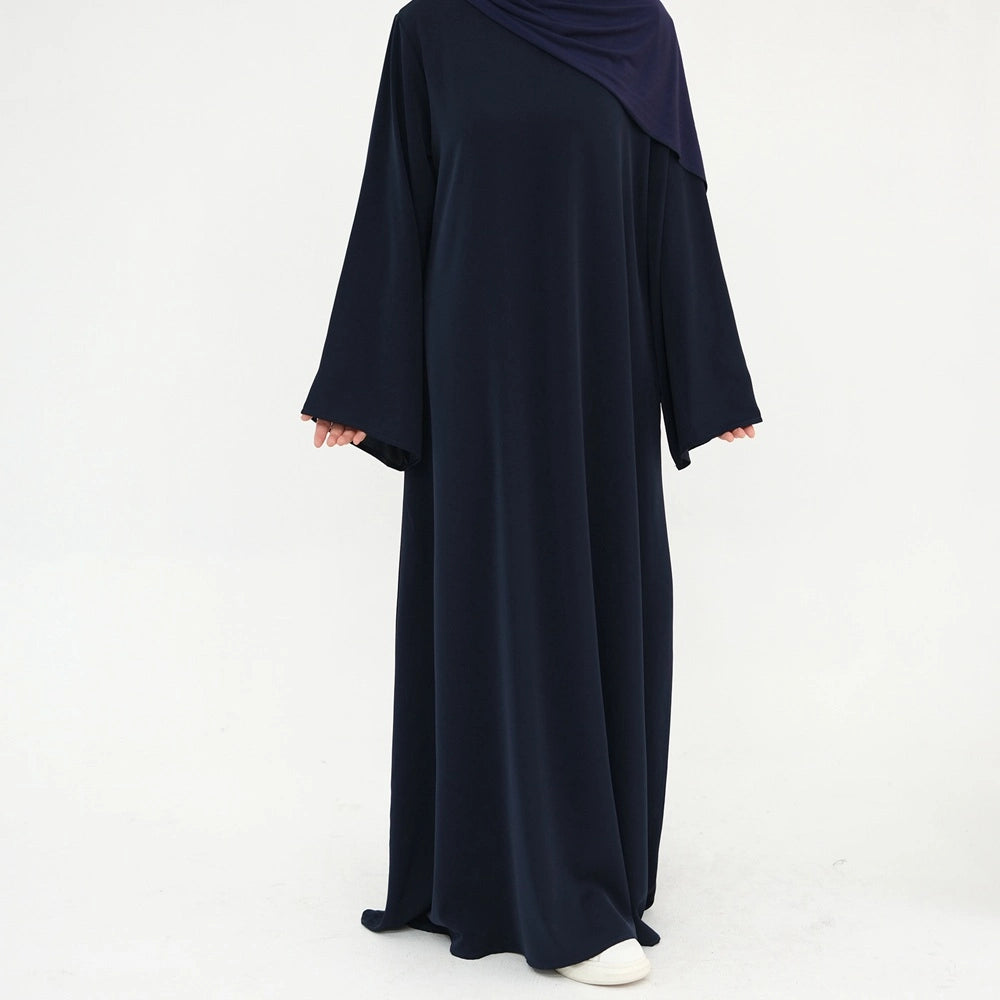 13 Color Options Nida Plain Abaya Dress #251046