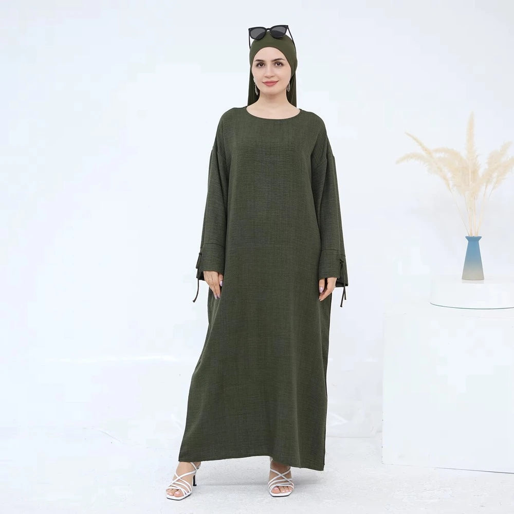Wrinkle Abaya Dress Daily Wear #24946