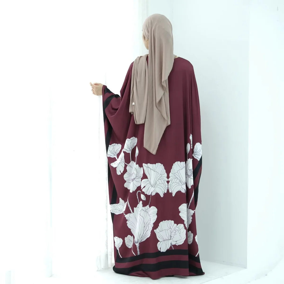 Green, Maroon, Pink, White