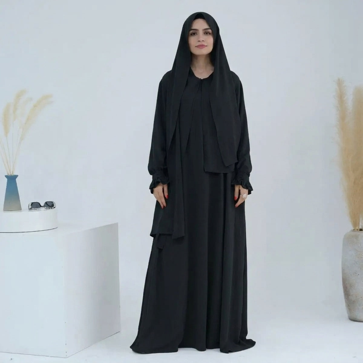 Modest Fashion Clothing One-piece Hijab Abaya Dress For Muslim Women