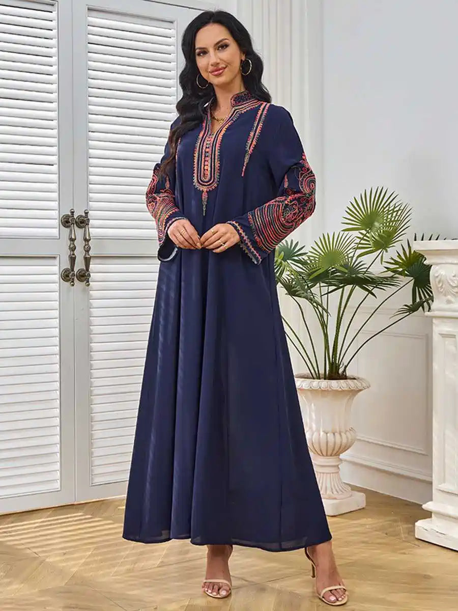 Eid Dress Embroidery Caftan Kaftan Dress #25233 Urgarment Eid Dress Embroidery Caftan Kaftan Dress #25233 Urgarment