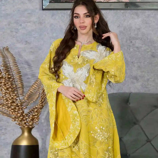 Yellow, Light Blue, Pink