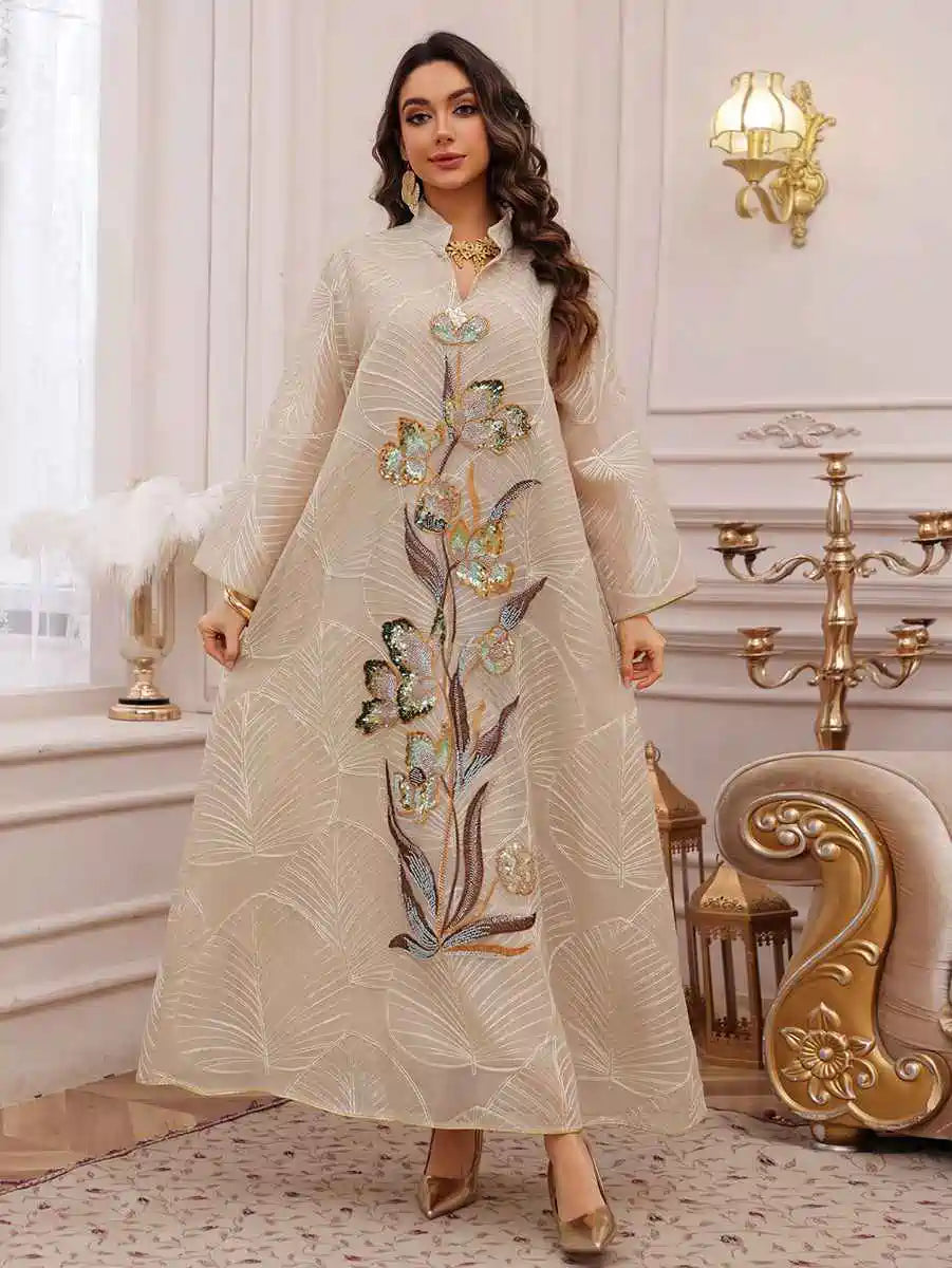 Eid Dress Embroidery Caftan Kaftan Dress #25485 Urgarment Eid Dress Embroidery Caftan Kaftan Dress #25485 Urgarment