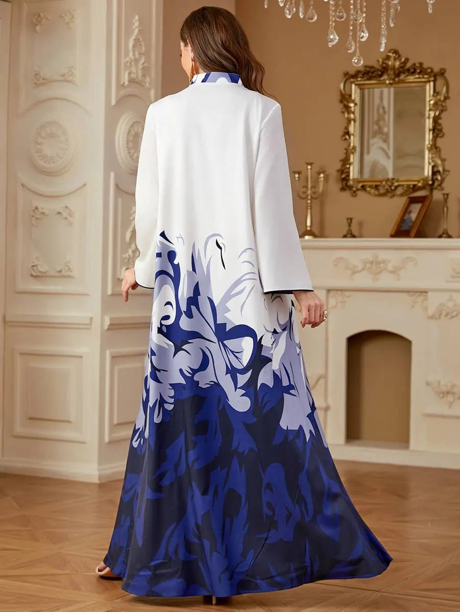 Eid Printed Caftan Kaftan Dress #254277