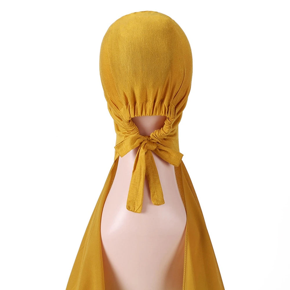 Hijab With Matching Undercap Attached For Muslim Women #25001