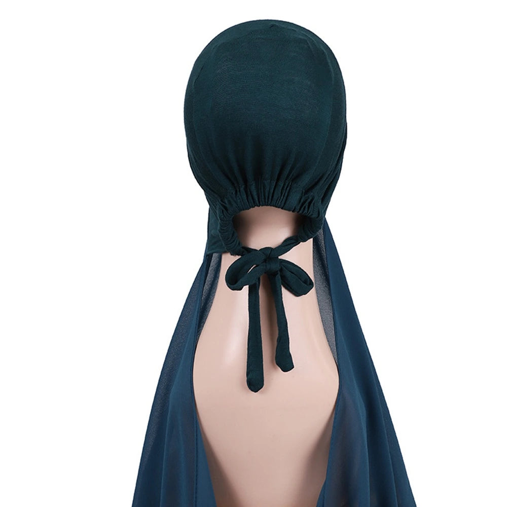 Hijab With Matching Undercap Attached For Muslim Women #25001