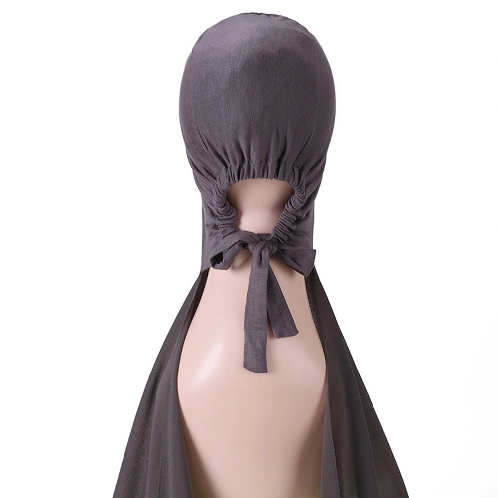Hijab With Matching Undercap Attached For Muslim Women #25001