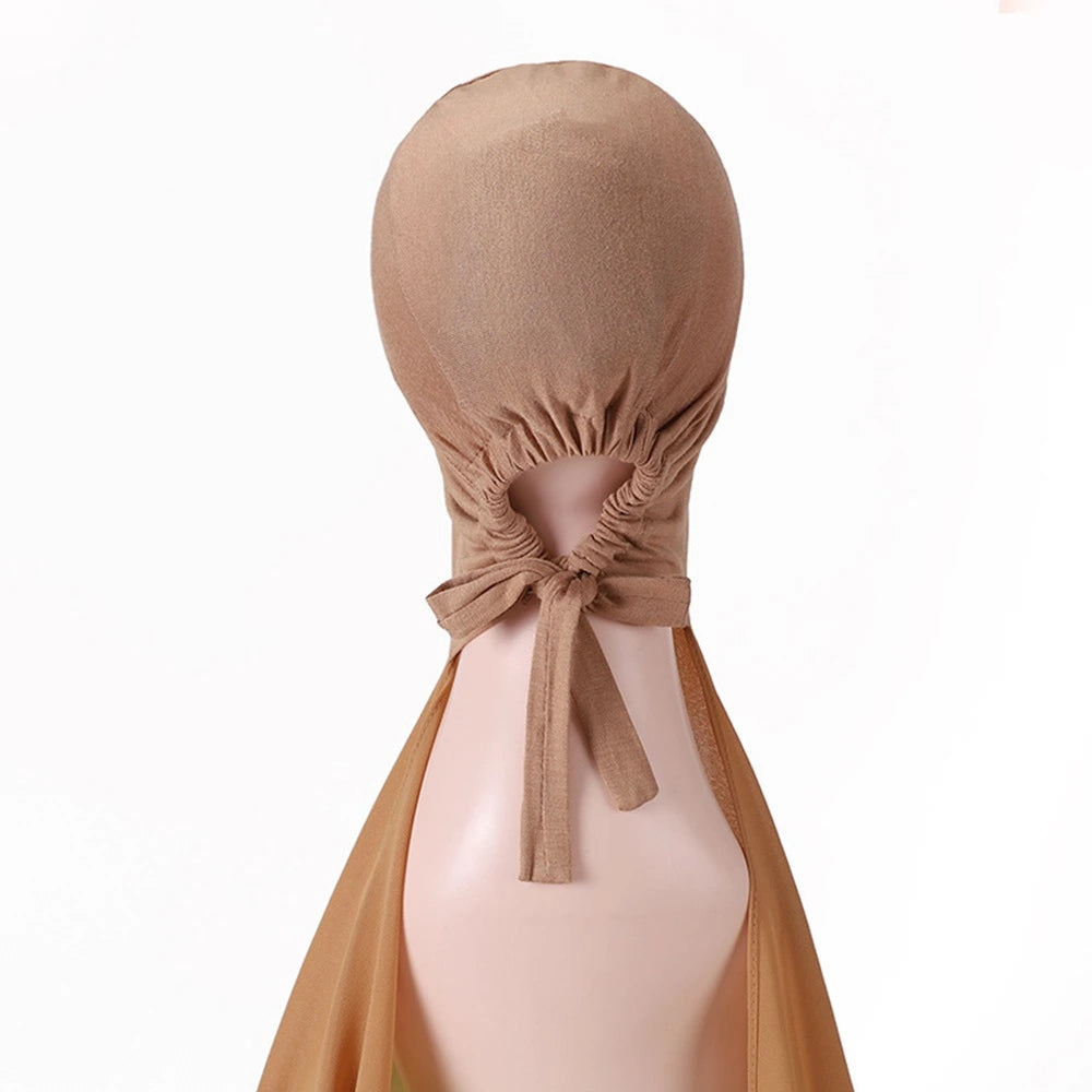 Hijab With Matching Undercap Attached For Muslim Women #25001