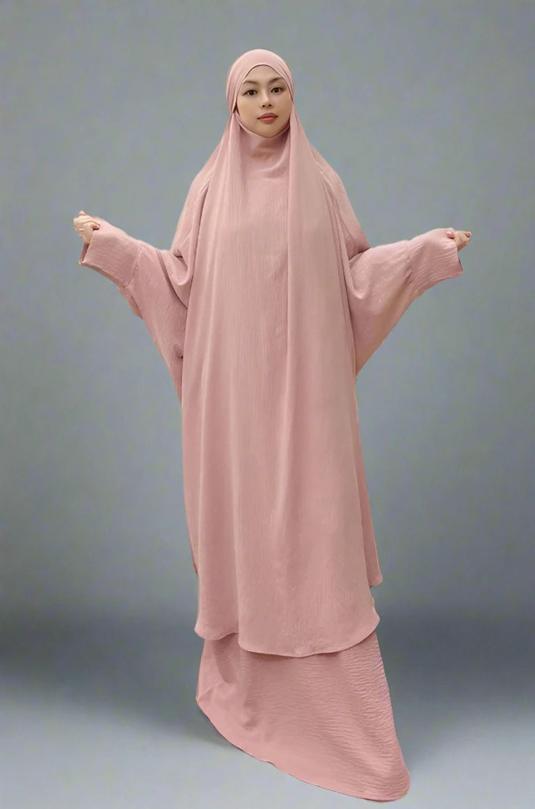 pink prayer dress Shop One-Piece Baby Pink Jilbab Prayer Dress