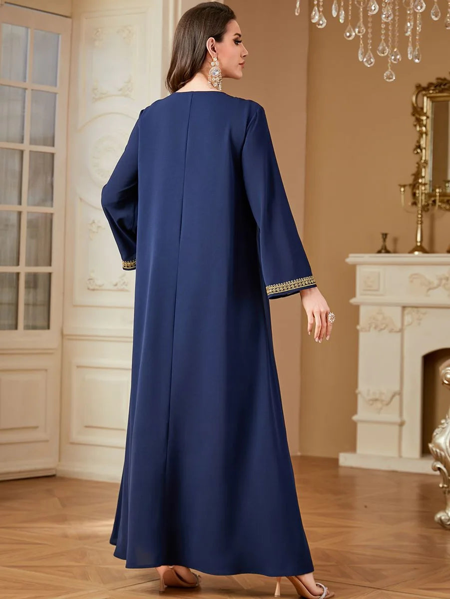 Eid Embroidery Caftan Kaftan Dress #254361