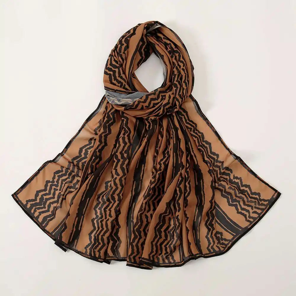 20 Colors Options Chiffon Women Keffiyeh Palestine Hijab Kuffiyeh Palestinian Scarf