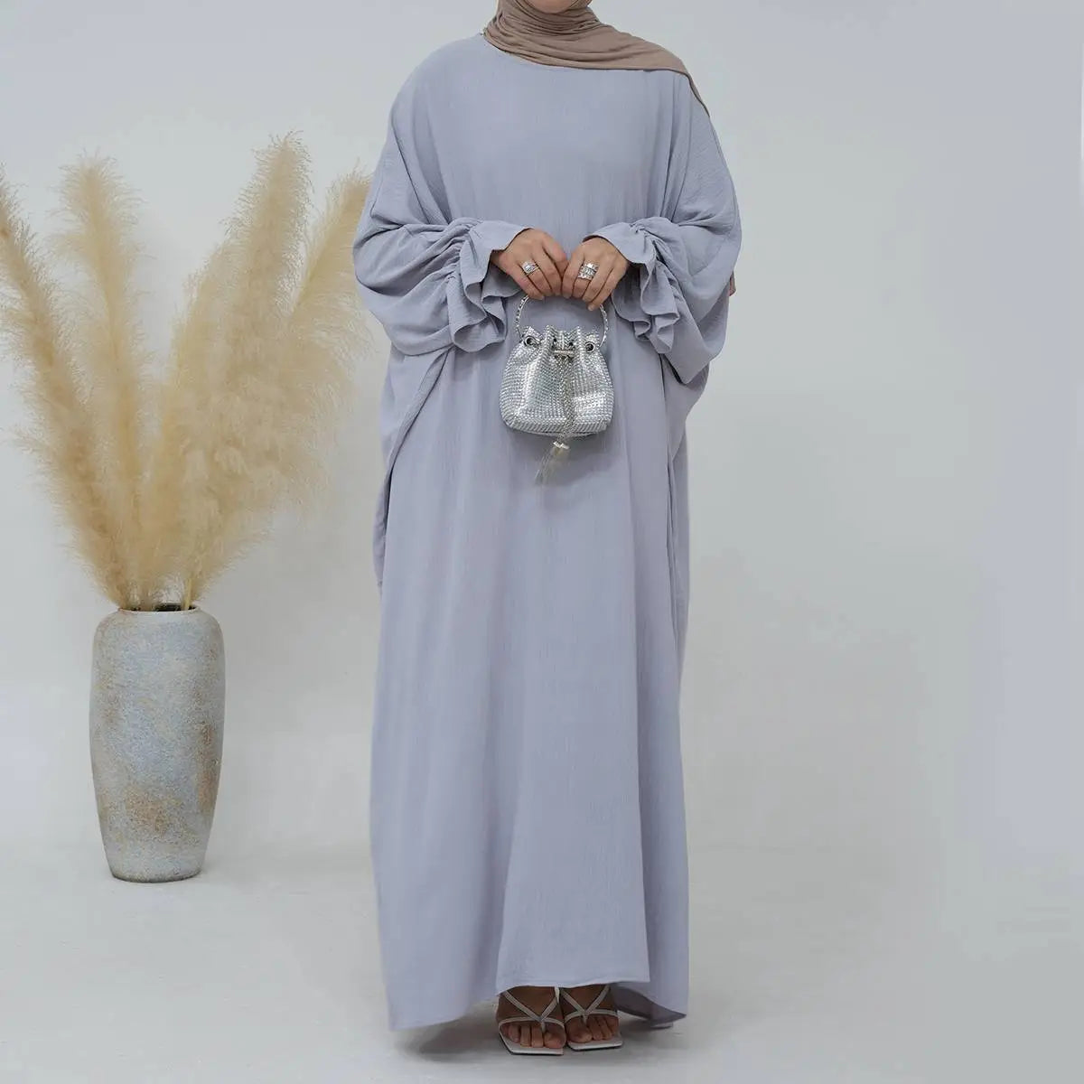 fashion abaya dress Zena Two Tone Abaya Set