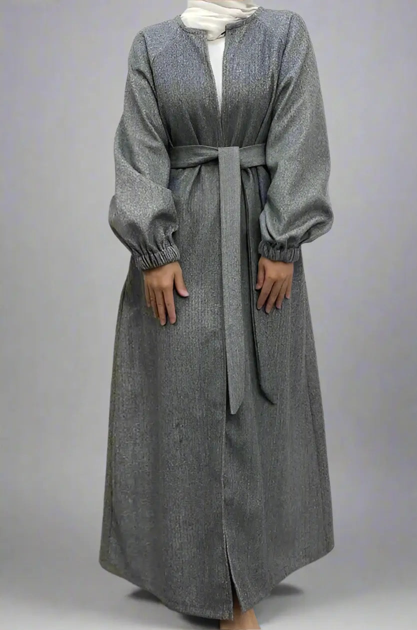 Cotton Latest Winter Dress Design Muslim Women Winter Fall Cotton-Blend Classic Open Abaya Dress Cotton Latest Winter Dress Design Muslim Women Winter Fall Cotton-Blend Classic Open Abaya Dress