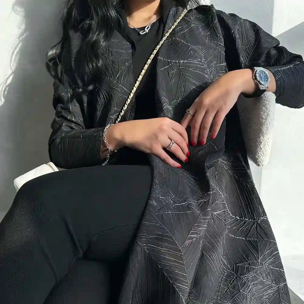 White, Sky Blue, Black