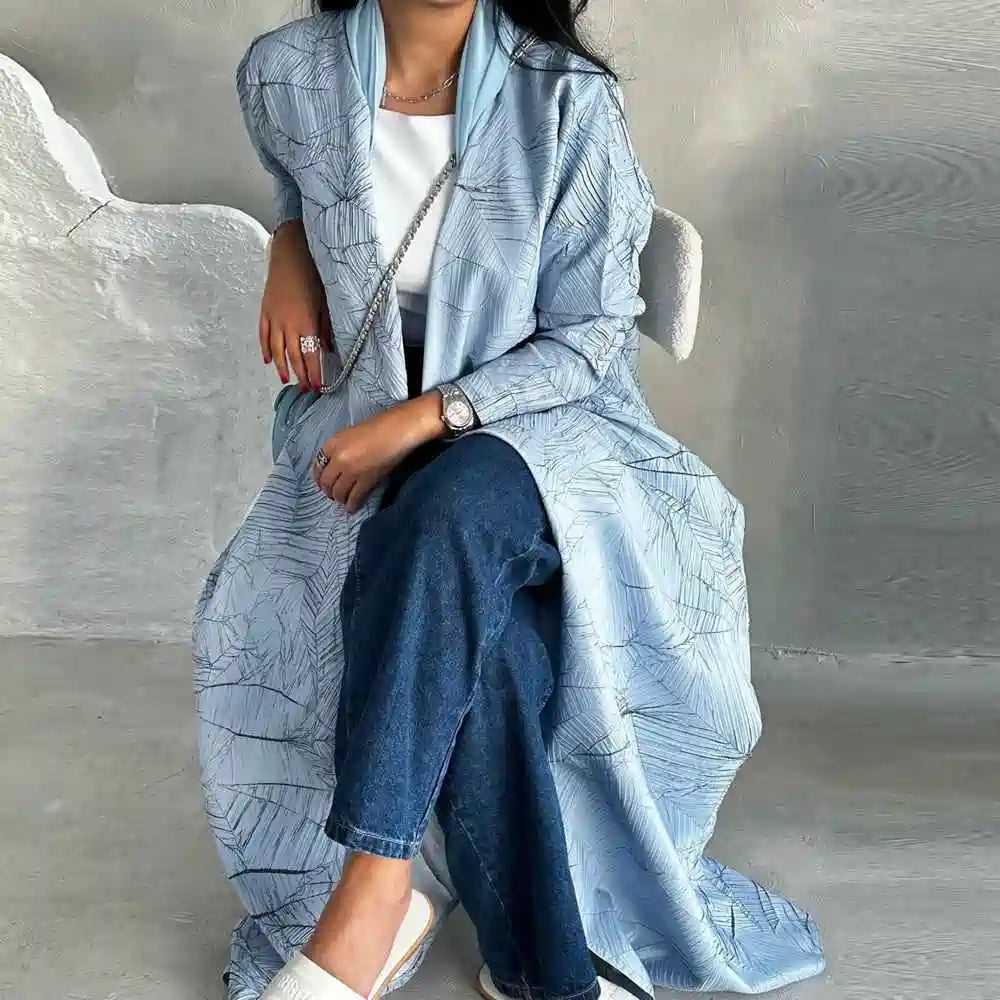 White, Sky Blue, Black