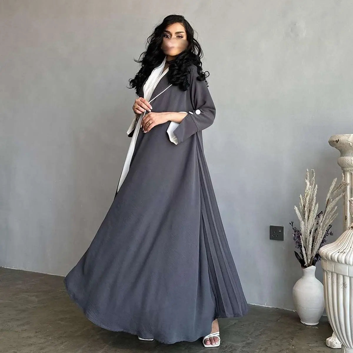 Black, Gray, Apricot
