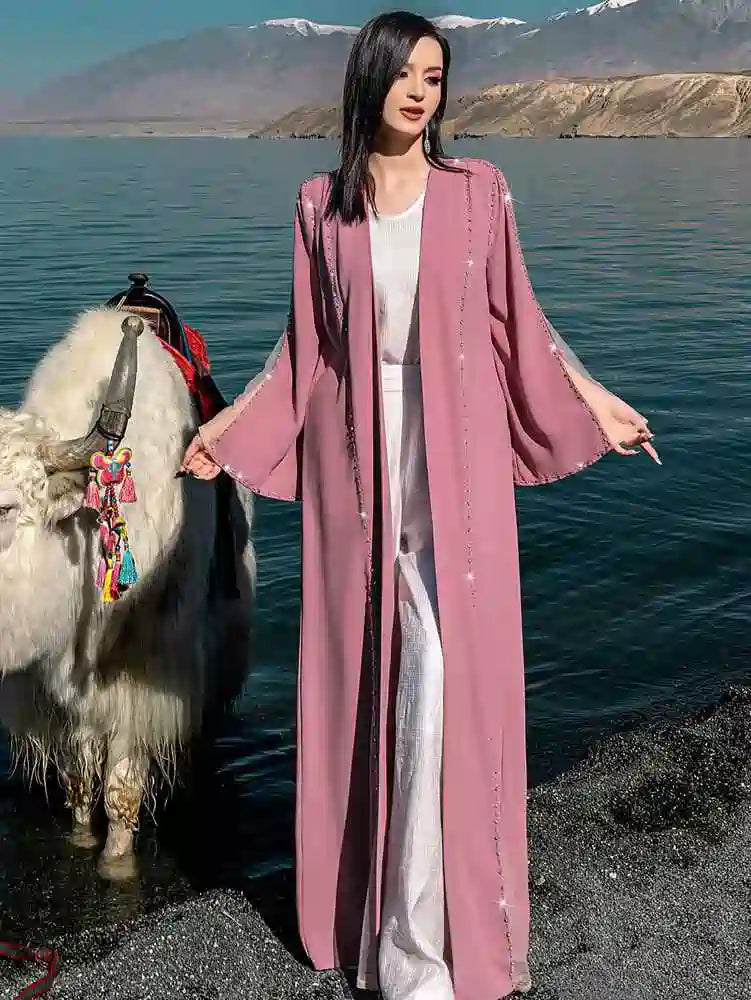 Dusty Blue, Pink, Light Pink