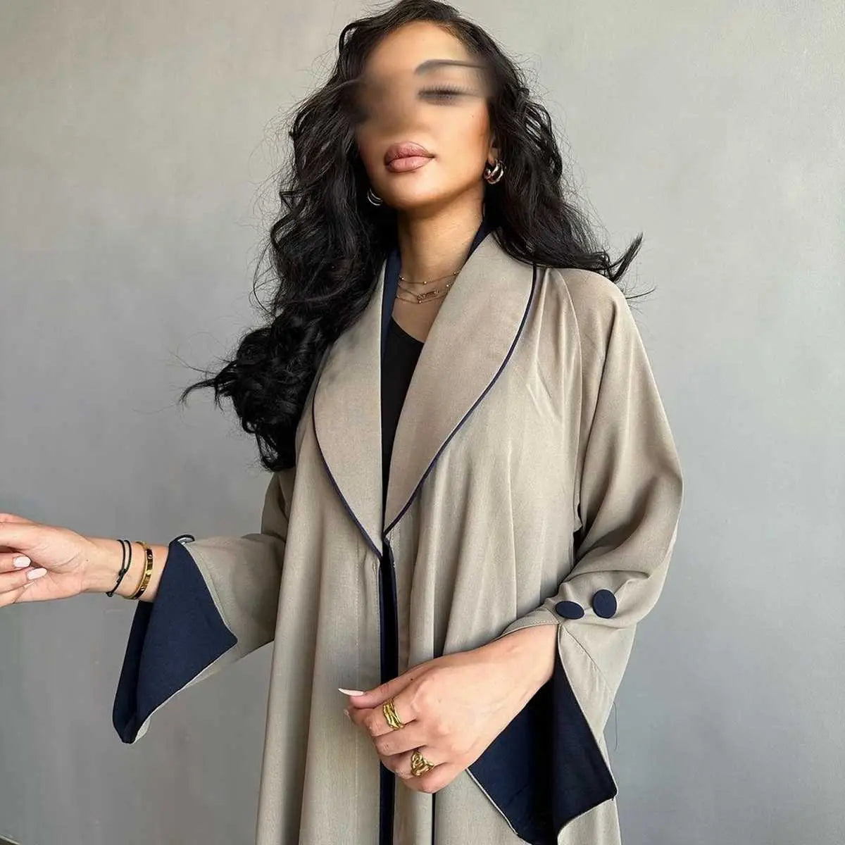 Black, Gray, Apricot