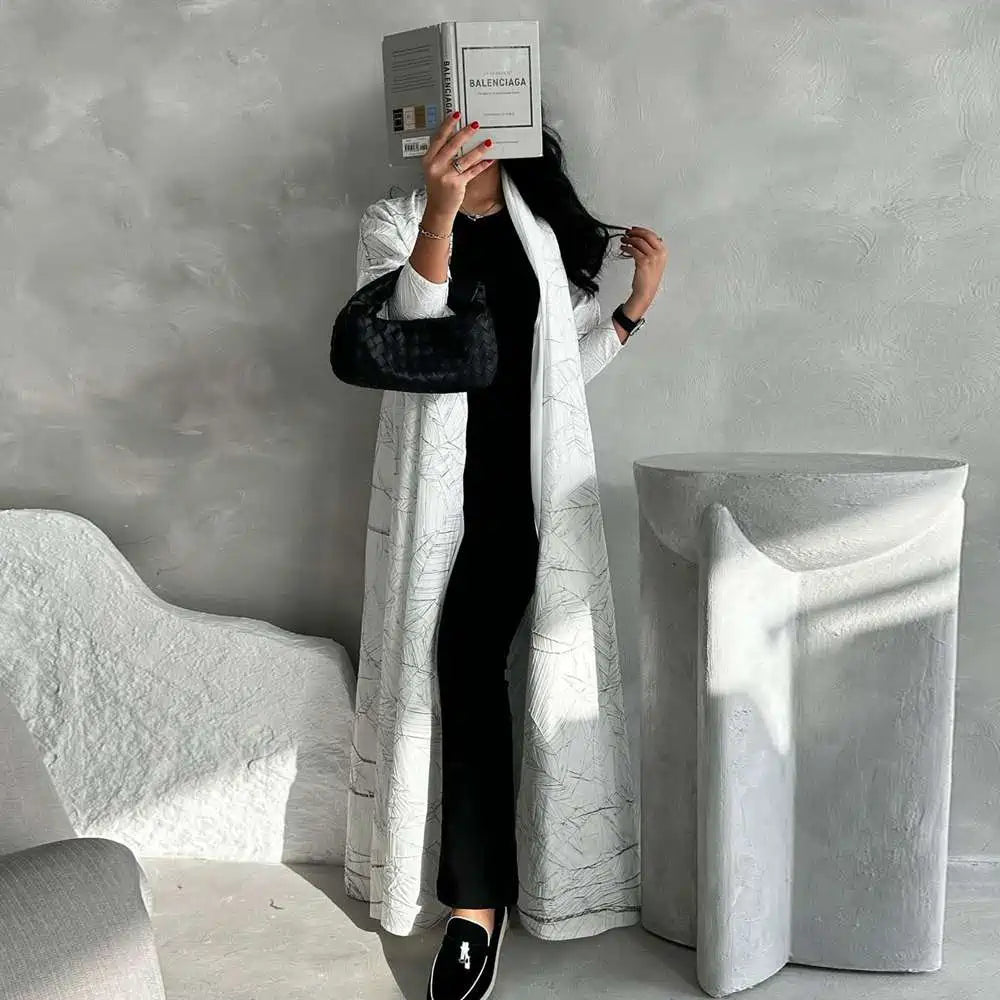 White, Sky Blue, Black