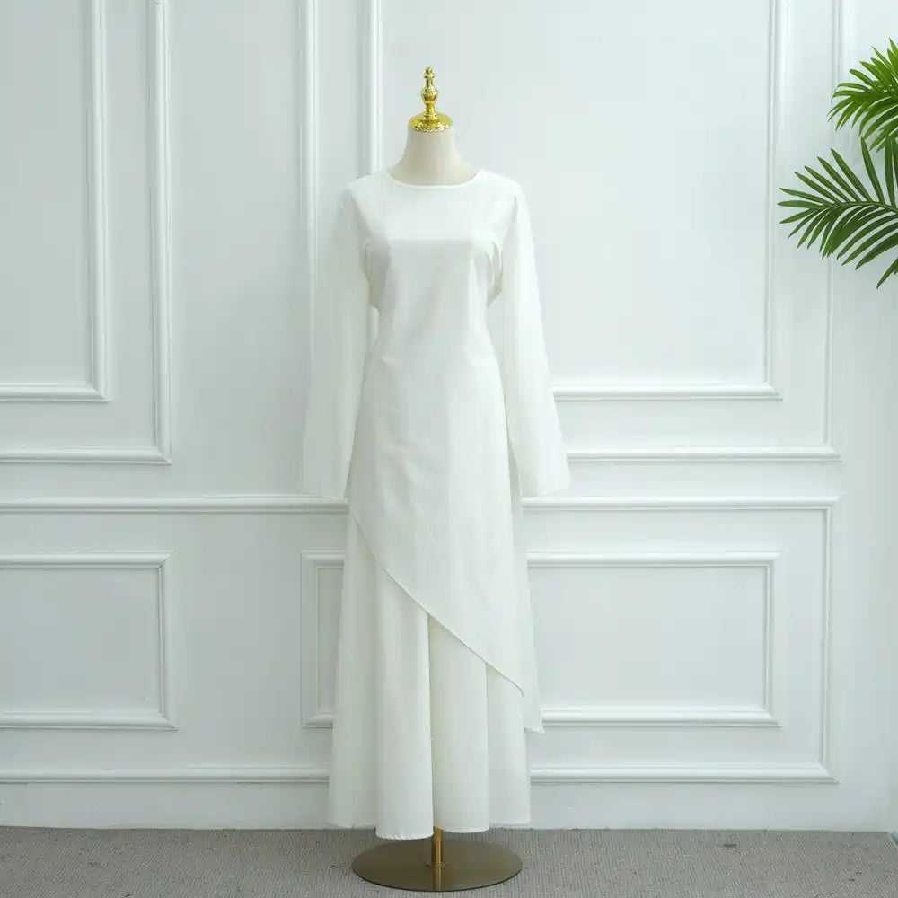 Muslim Women 2 Pieces Set Tops And Skirt Suit Set #251100