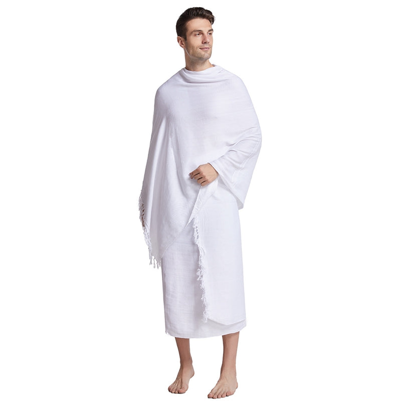 2 Pieces Men Hajj Umrah Clothing Ihram Ehram Ahram