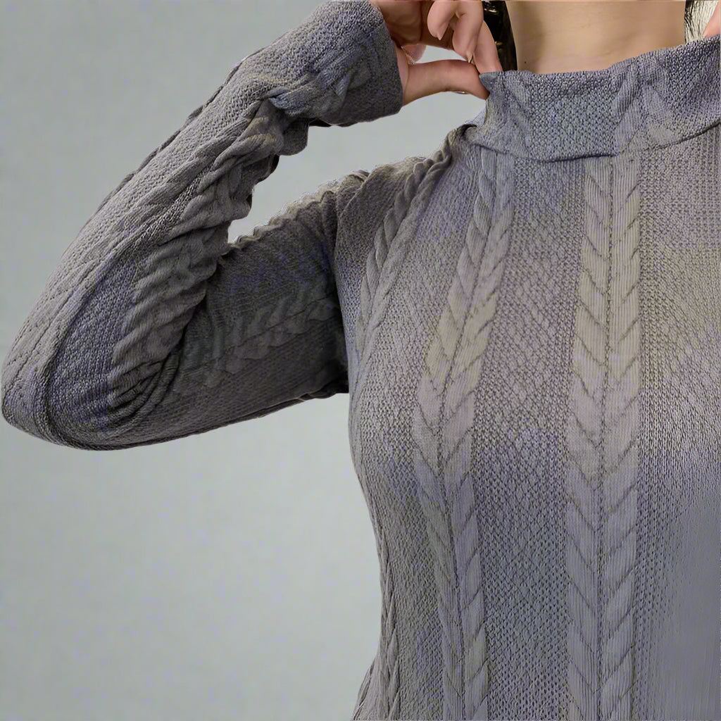Muslim Women Knitted Cotton Abaya Inner Dress