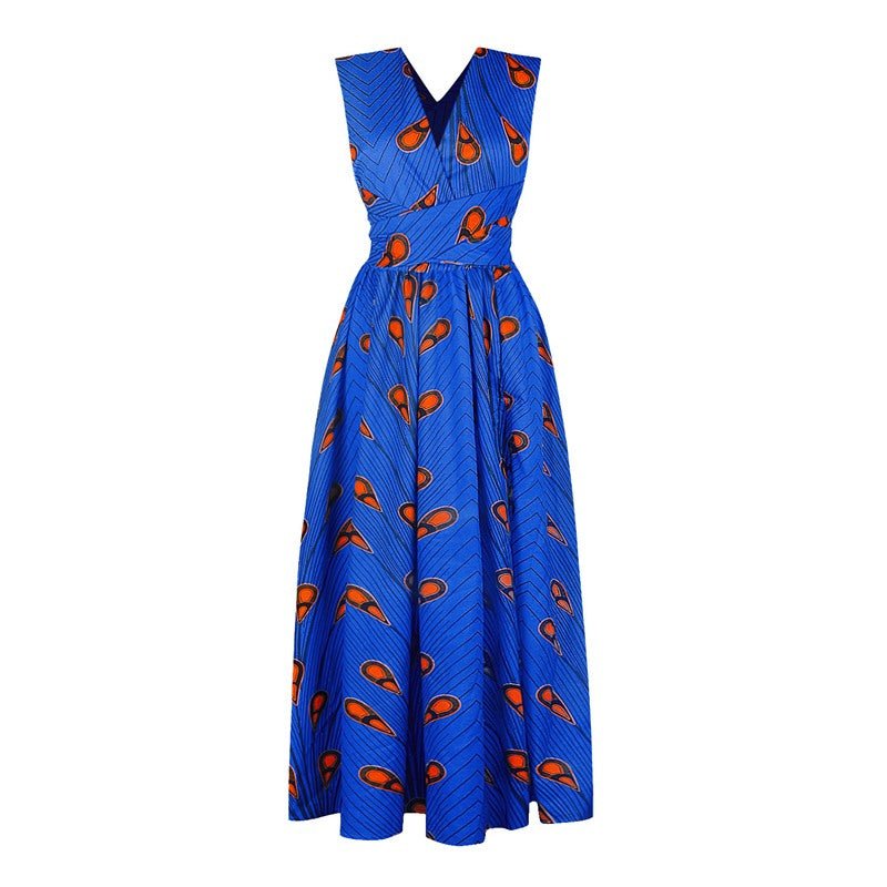 20 Ways To Wear Backless Printed African Dresses Women Clothing