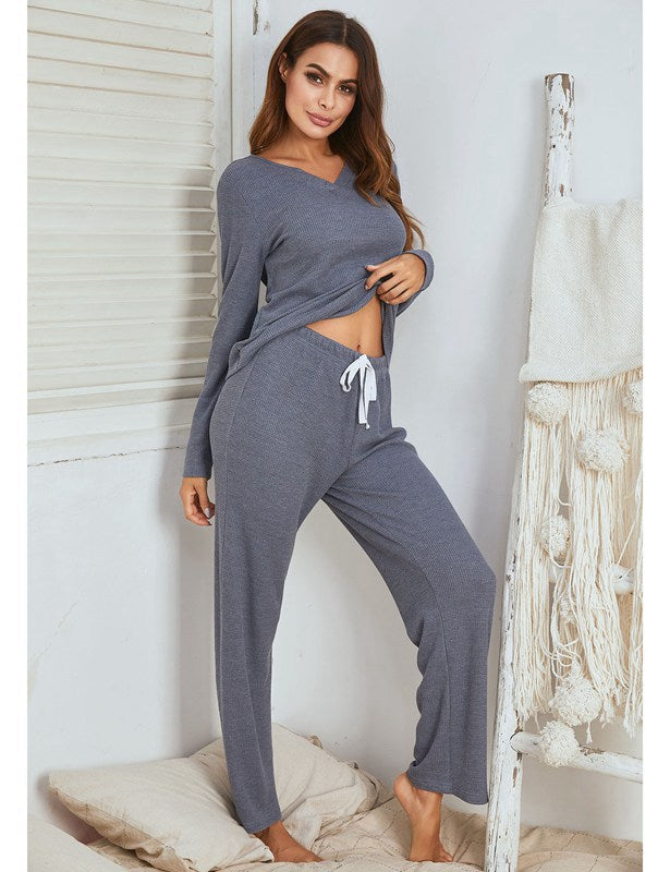 Winter Fall Women Loungewear Sleepwear Set