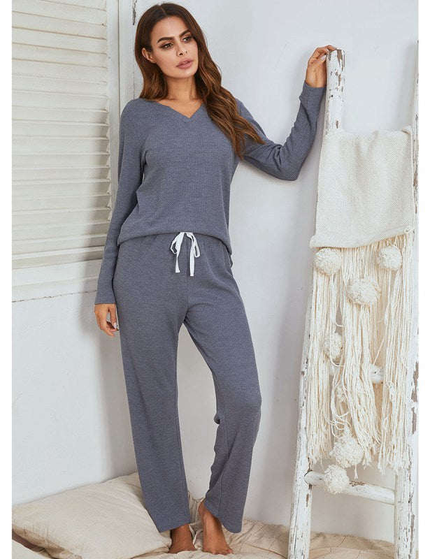 Winter Fall Women Loungewear Sleepwear Set