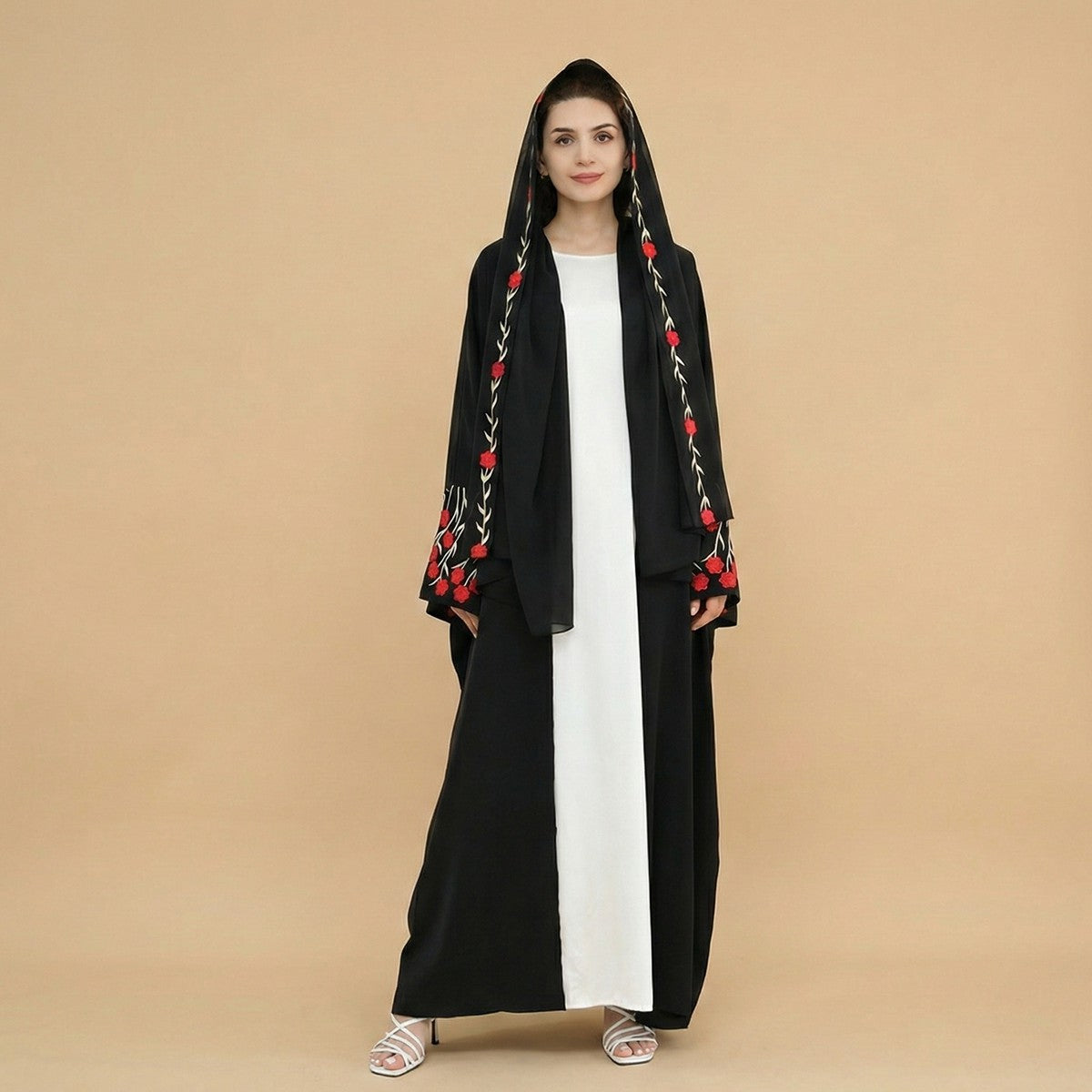 open abaya dress