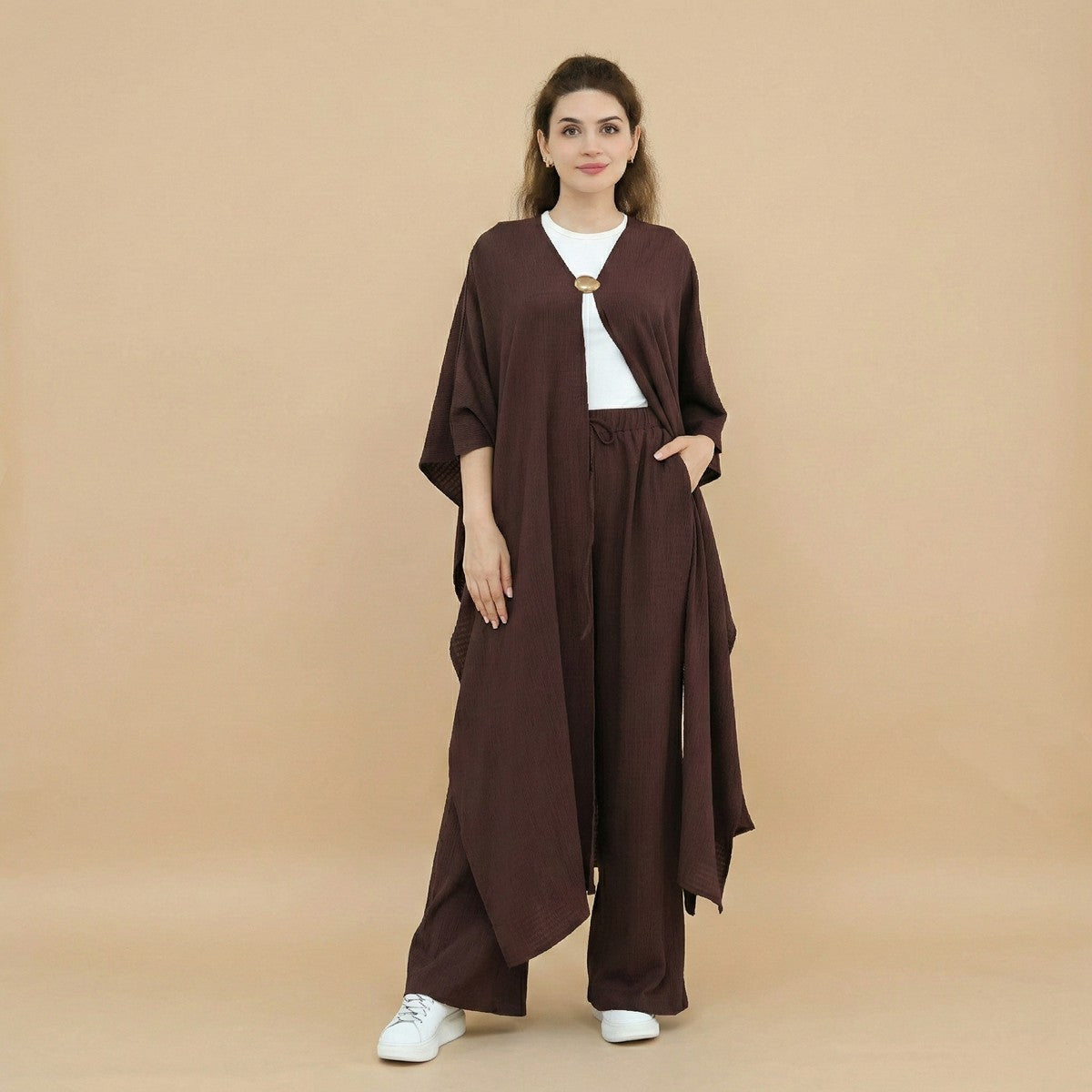 muslim tops and pants suit set