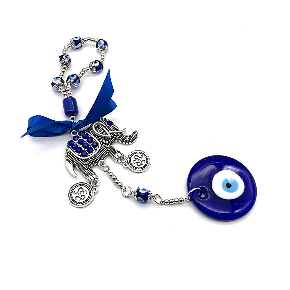 Blue Evil Eye Decor Wall Hanging Ornament Door Hanger Home Protection #EBE091