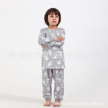 Halloween Pjs Family Matching Ghost Pajamas Set