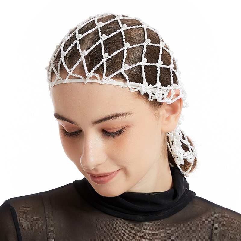 Artificial Silk Beads Muslim Women Hijab Inner Caps Underscarf Women Undercap