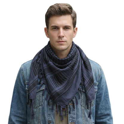 100% Cotton Colorful Keffiyeh Military Tactical Shemagh Desert Scarf Neck Wrap For Men and Women