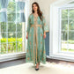 Eid Dress Elegant Embroidery Caftan Kaftan Dress With Satin Lining